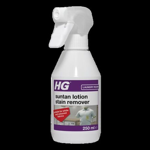 HG suntan lotion stain remover 0.25L