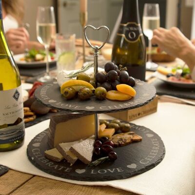 Plateau de fromages en ardoise - Love & Celebrate