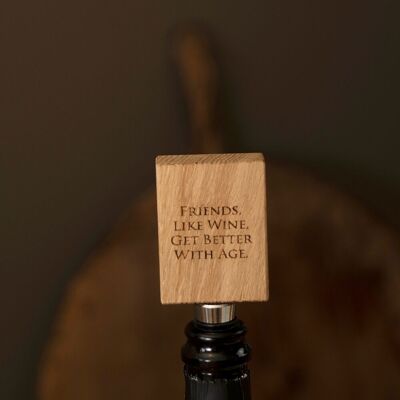 Flaschenverschluss aus Eiche - Wein