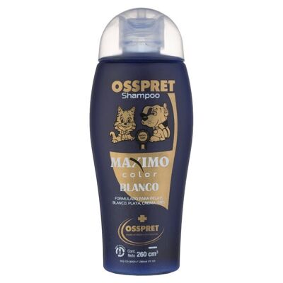 Champú Máximo Color Blanco para perros 250 ml. marca OSSPRET