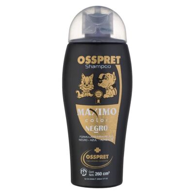 Maximum Black Color Shampoo für Hunde 250 ml. Marke OSPRET