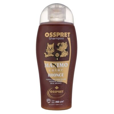 Maximum Bronze Color Shampoo per cani 250 ml. marca OSSPRET