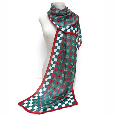 Foulard en soie Casa Vicens façade