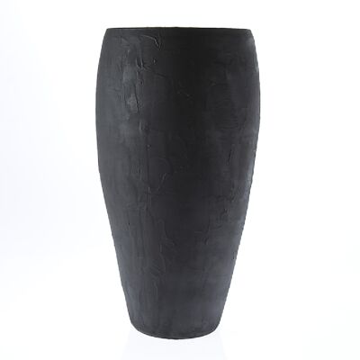 Vaso da pavimento in ceramica Capri, 32 x 32 x 60 cm, nero, 779053