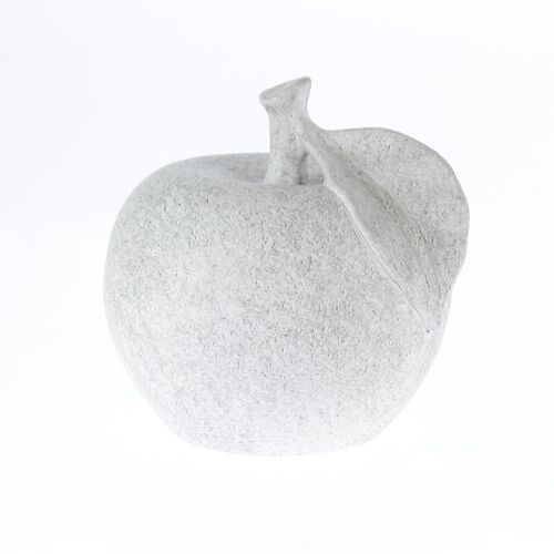 Keramik-Apfel zum Stellen, 20 x 20 x 20 cm, steingrau, 778148