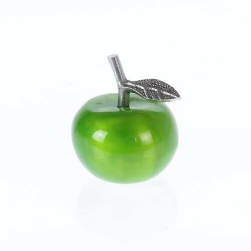 Aluminium-Apfel, Ø 10 x 12cm, grün, 776748