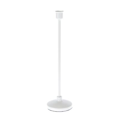 Metal candlestick, Ø 8.7 x 32 cm, white, 773631