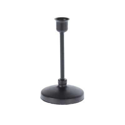 Candelabro de metal, Ø 8,7 x 16 cm, negro, 773587