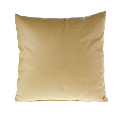Faux leather cushion, 45 x 10 x 45 cm, cognac, 773440