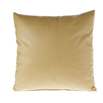 Coussin simili cuir, 45 x 10 x 45 cm, cognac, 773440