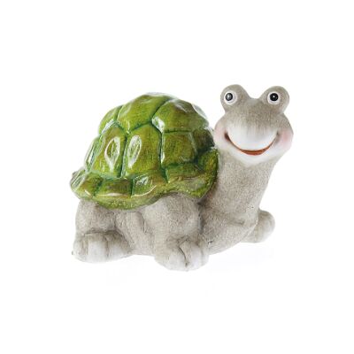 Ceramic turtle to stand on, 15.5 x 12 x 10.5 cm, green, 772337