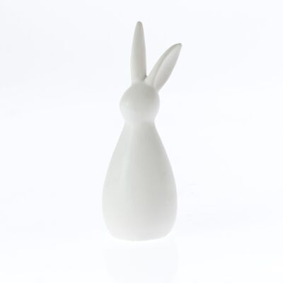 Conejo dolomita de pie, 6,3 x 8,2 x 18 cm, blanco mate, 771095
