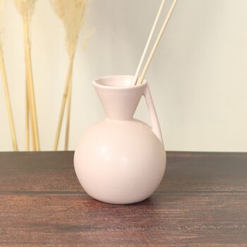 Cruche vase Dolomit, Ø 9 x 12 cm, beige mat, 771088 2