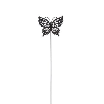 Bouchon métallique papillon, 12 x 2 x 80 cm, marron foncé, 770395 1