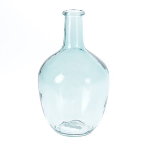 Glas-Flaschenvase, Ø 18 x 30 cm, grün, 766282