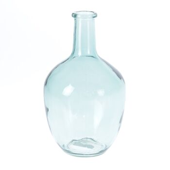 Vase bouteille en verre, Ø 18 x 30 cm, vert, 766282 1