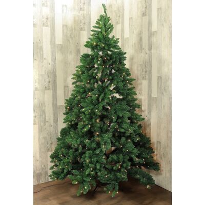 Decorative fir tree with 440LED, Ø 135 x 225 cm, green, 757518