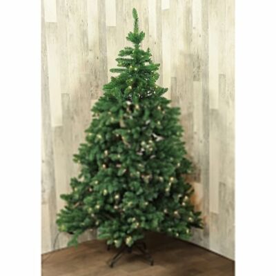 Decorative fir tree with 270LED, 90 x 90 x 180 cm, green, 757501