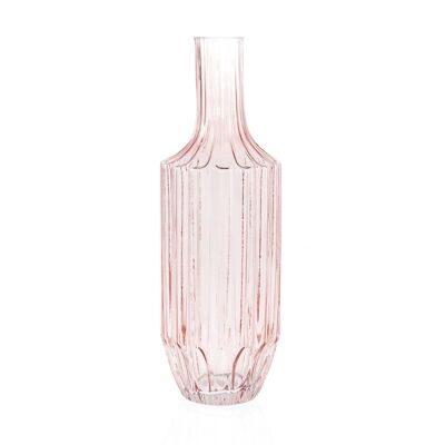 Jarrón con botella de vidrio, 13 x 13 x 39,5 cm, baya, 746352
