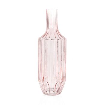 Vase bouteille en verre, 13 x 13 x 39,5 cm, baie, 746352