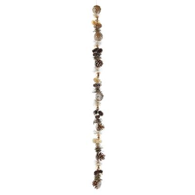 Deco garland, L: 120 cm, brown/copper, 744808