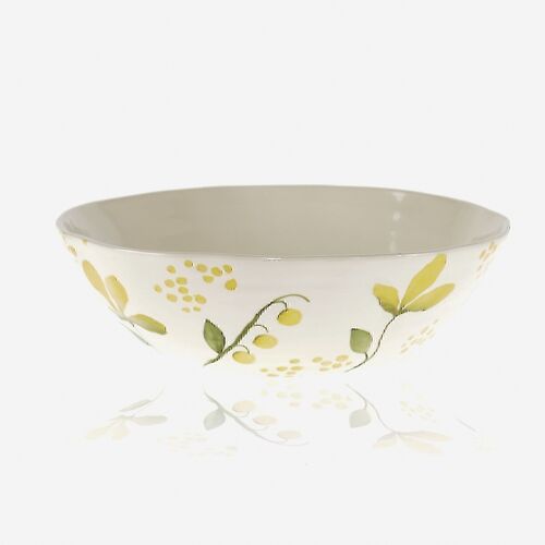 Keramik-Schale Lemondesign, 29 x 29 x 9cm, gelb, 742231