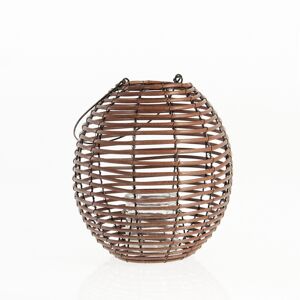 Lanterne en rotin avec anse, 26 x 26 x 27cm, marron, 739385