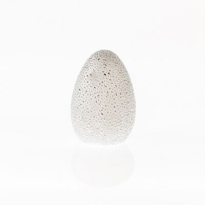 Diseño de crujido de huevo de dolomita, 7,3 x 7,3 x 10,4 cm, plata, 738753