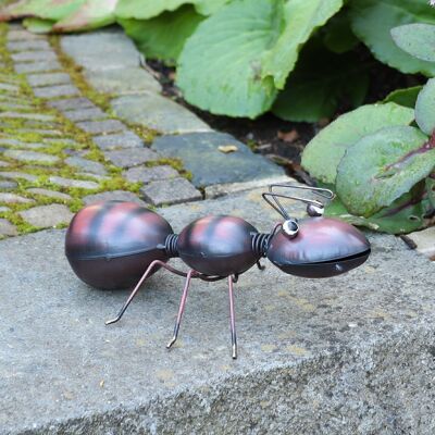 Metal ant for standing, 18.5 x 26 x 11cm, dark brown, 728921