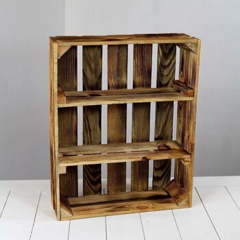 Boîte étagère en bois marron, 50 x 40 x 15 cm, 705199 2