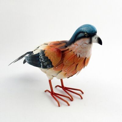 Uccello di metallo Theo, 37x13x25,5 cm, multicolore, 704024