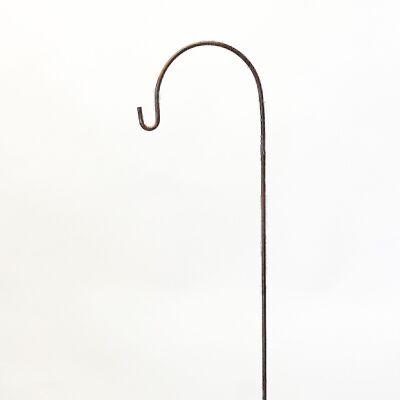 Metal plug hook, 17 x 110 cm, rust-colored, 689604