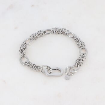 Bracelet Loric rhodium 3