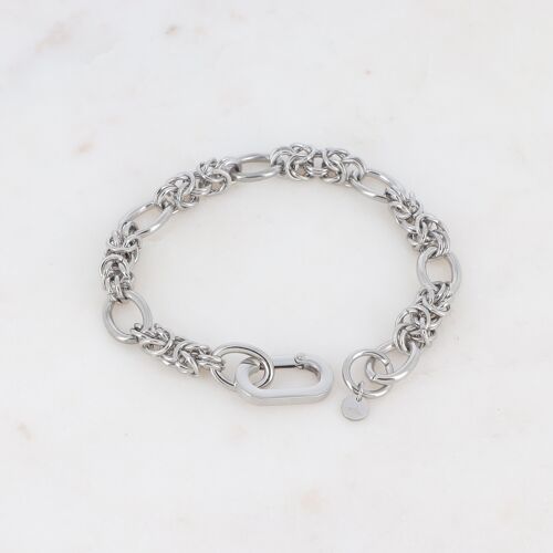 Bracelet Loric rhodium