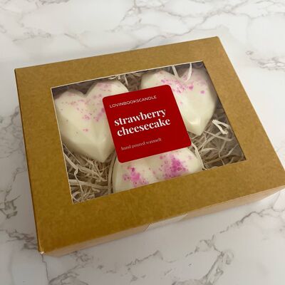 Waxmelt "Strawberry Cheesecake" | ca. 130g | Geschenkverpackung