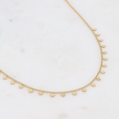 Goldene Qassim-Halskette - Diamanten