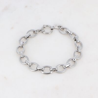 Thyméo rhodium bracelet