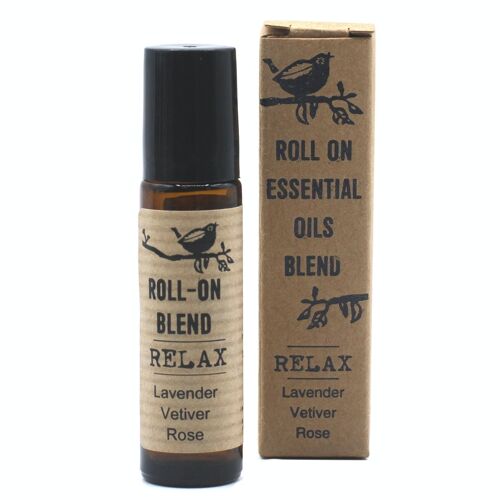10ml Roll On Essential Oil Blend - RELAX - 6 pack