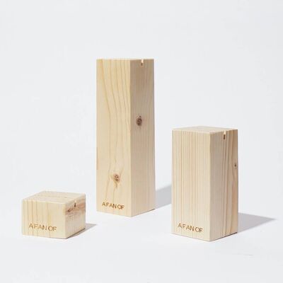 Holzdisplays – Kit in 3 Größen