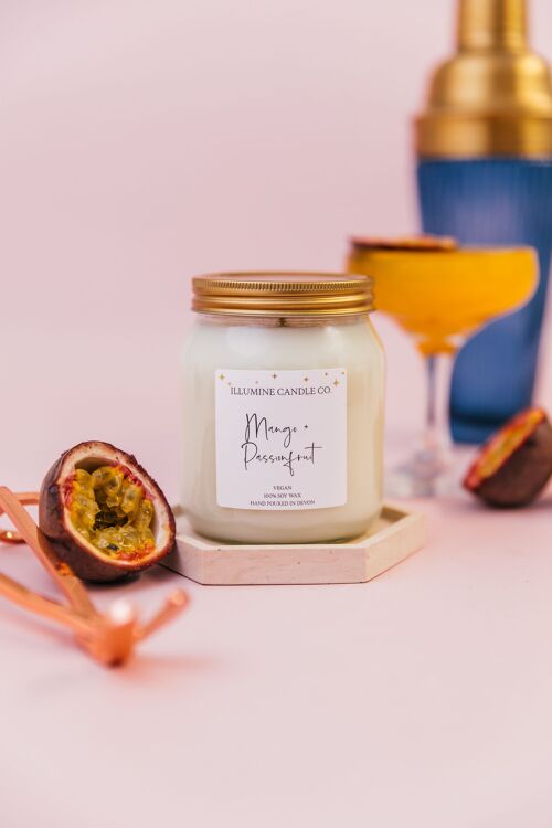 Mango & Passionfruit Candle Soy Wax Candle