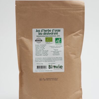 Dehydrated organic barley grass juice 500 g