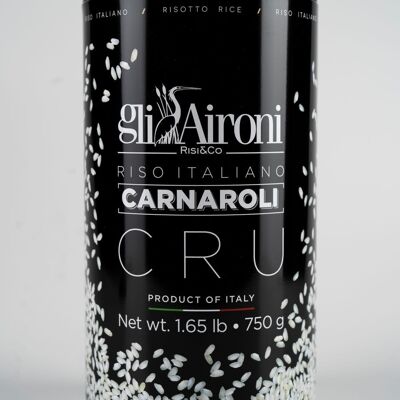 Can of Carnaroli Rice 750g CRU Campo dell'Aia