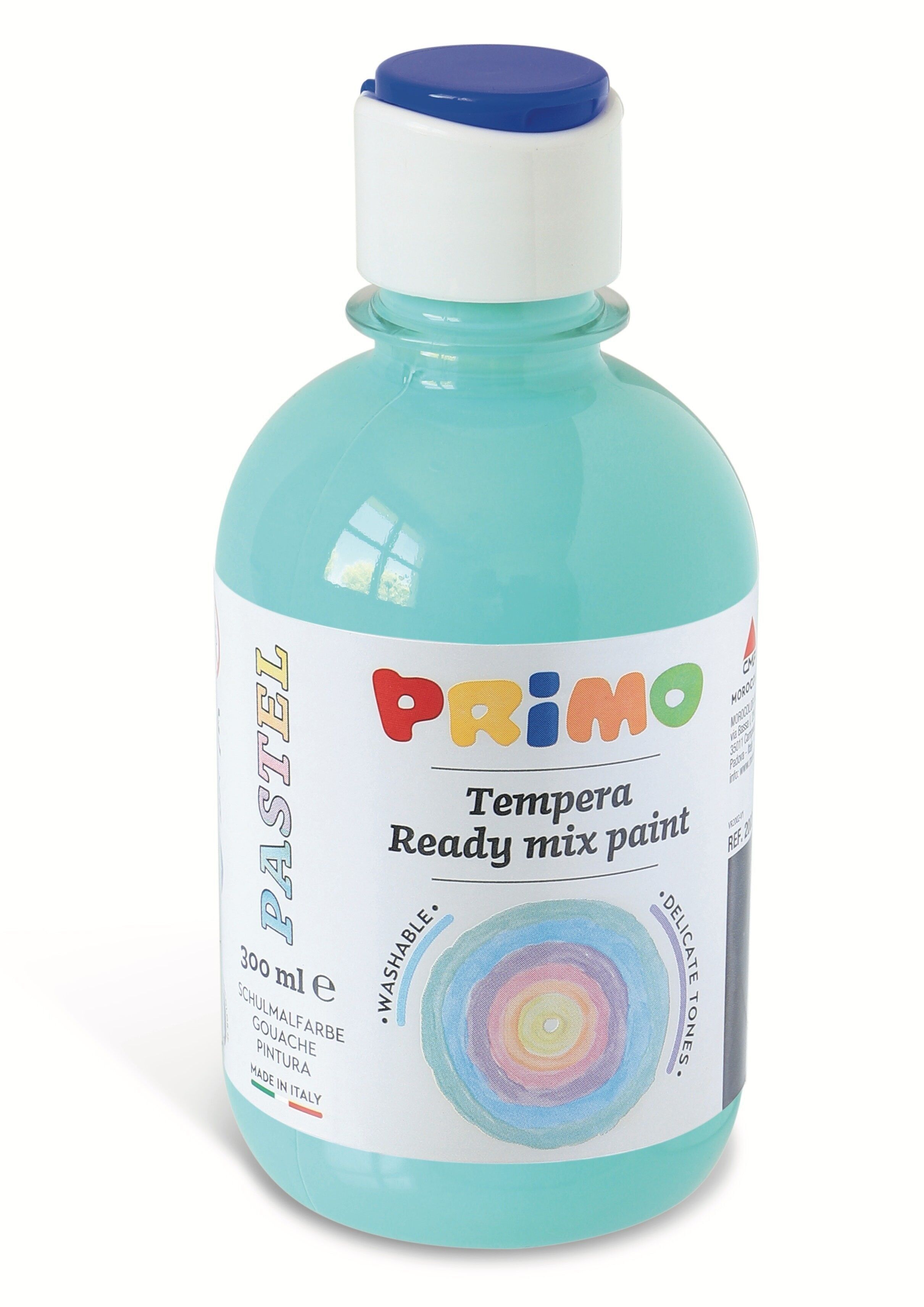 Pintura cartel premezclada PASTEL, botella 300 ml con tapón regulador de caudal