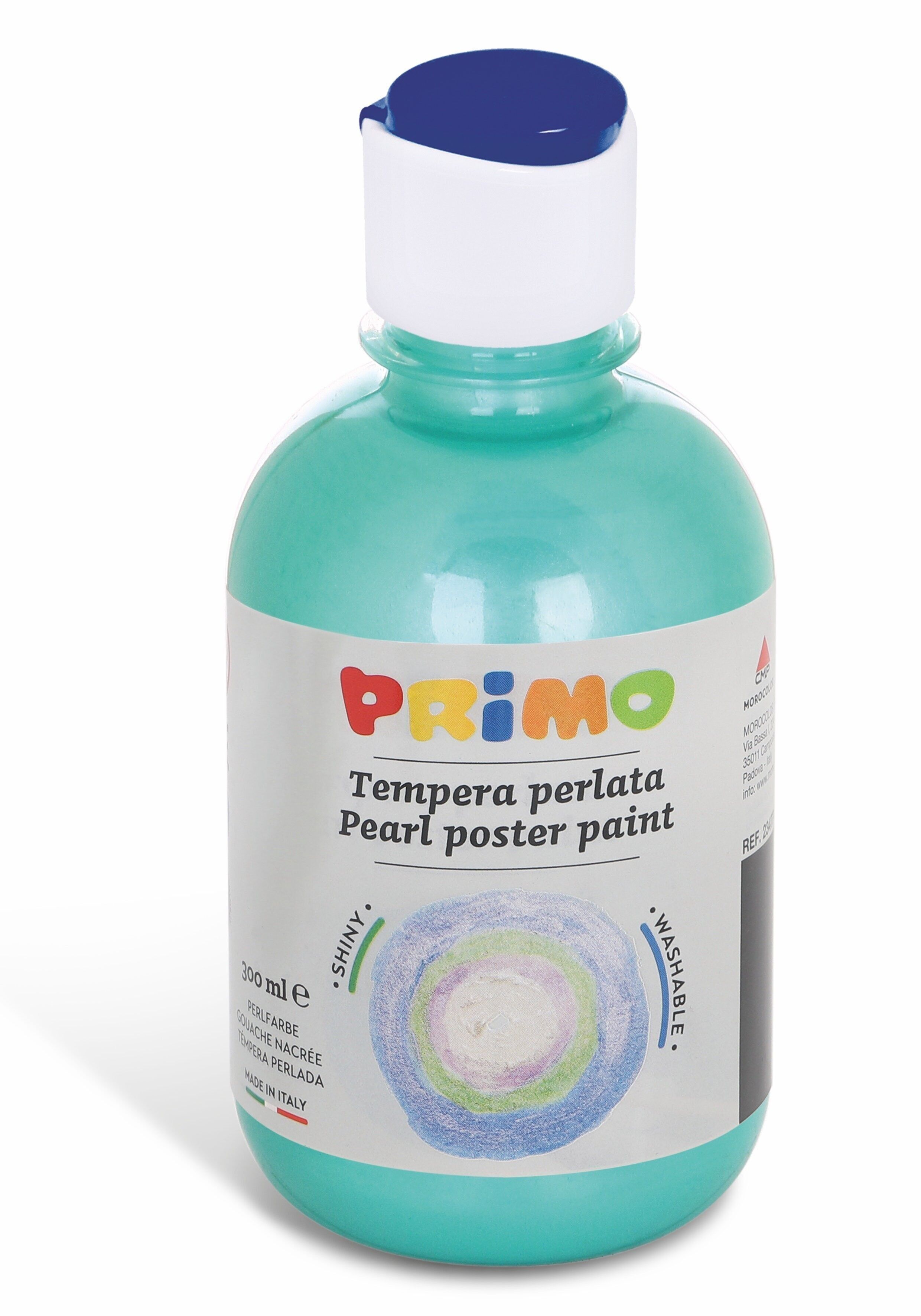Pintura premezclada para carteles PEARLESCENT, botella de 300 ml con tapón de control de flujo