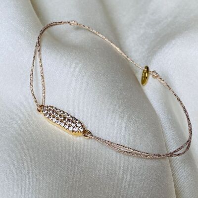 Bracelet topaze blanche Amalia (BPR14)