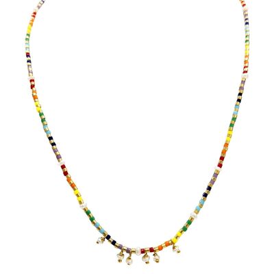 Miyuki-Halskette und Little River-Perlen (CCA46)