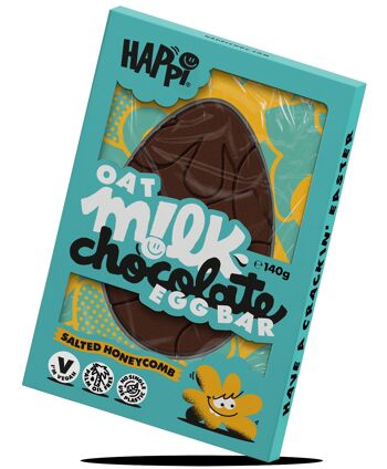 Happi Vegan Easter Egg Bar Salé Honeycomb 140g 3