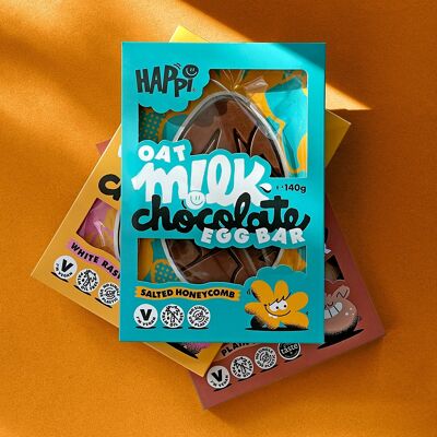 Happi Vegan Easter Egg Bar Salé Honeycomb 140g