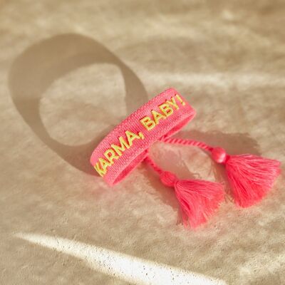 karma baby statement bracelet