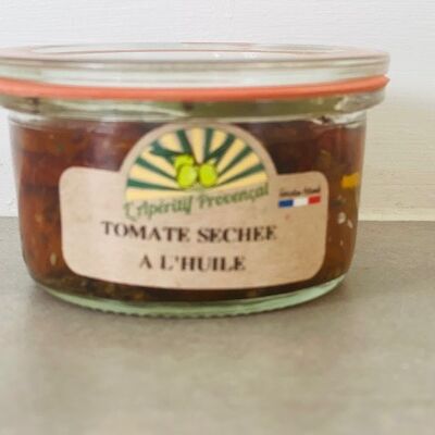 Tomate seco en aceite picante tarro cristal 130gr